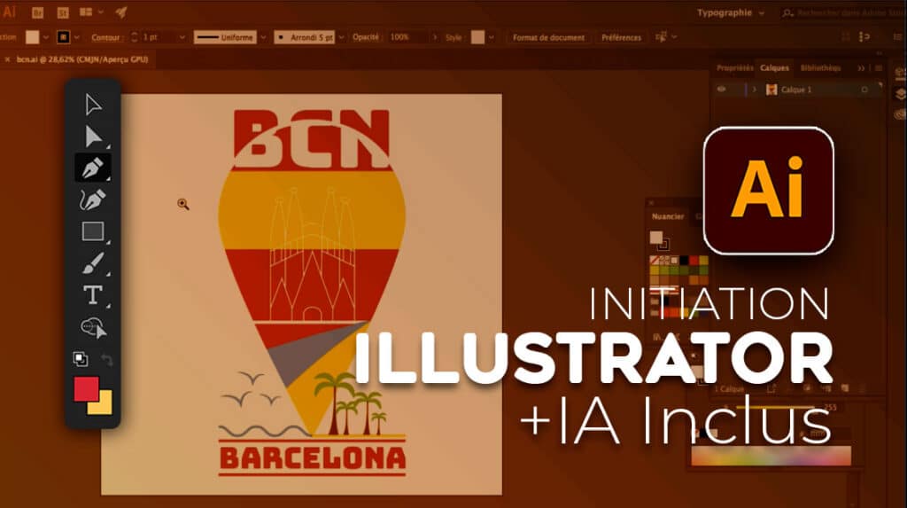 Formation Illustrator Initiation en marque blanche