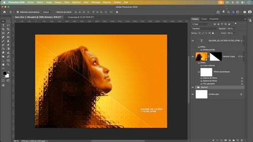 Atelier créatif Photoshop Intermédiaire — sélection complexe et application de filtres