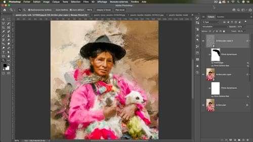 Atelier créatif Photoshop Intermédiaire — rendu peinture à l'huile