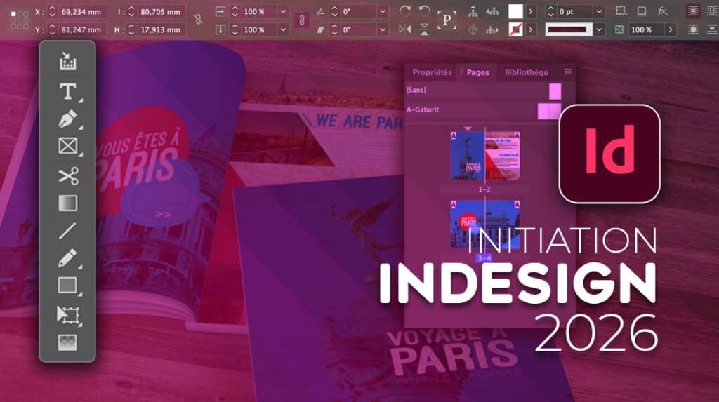 Formation InDesign Initiation 2026 en marque blanche