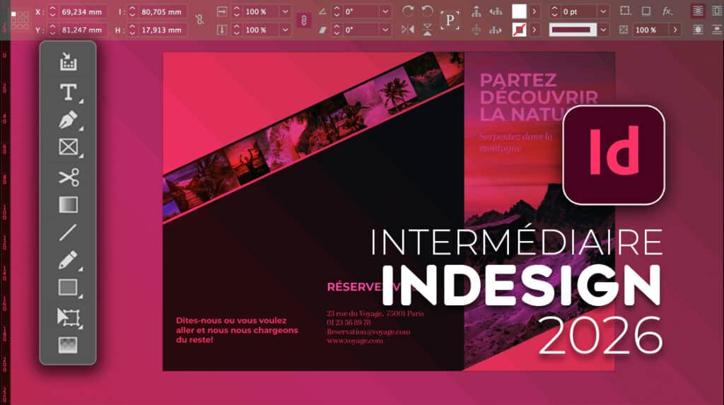 Formation InDesign Intermédiaire 2026 en marque blanche