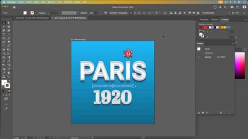 Atelier créatif Illustrator Initiation — travail sur la typographie vectorisée