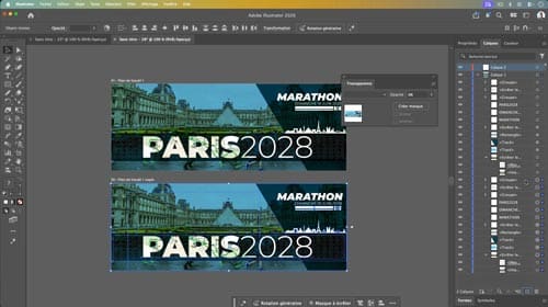 Atelier créatif Illustrator Intermédiaire — couverture Facebook, déclinaison aux formats réseaux sociaux
