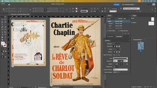 Atelier créatif InDesign Initiation — affiche grand format et export imprimeur